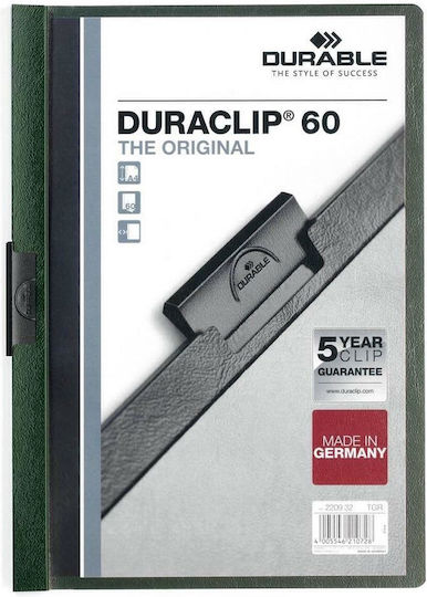 Duraclip 60 F Green Clipboard