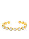 Rebecca Damen Armband Handschellen aus Messing Vergoldet