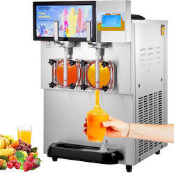 Vevor 8l 2,1 Gal Διπλό Μπολ Εμπορική Μηχανή Slushy Μαργαρίτα Smoothie Παγωμένο Ποτό