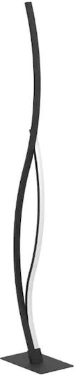Eglo Grisolia LED Floor Lamp H129xW22cm. with Natural White Light Black