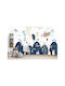 Decowalls Kinder Wandsticker Wand 100x200cm
