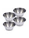 Metal Sauce Bowls 6cm 40ml Set 4