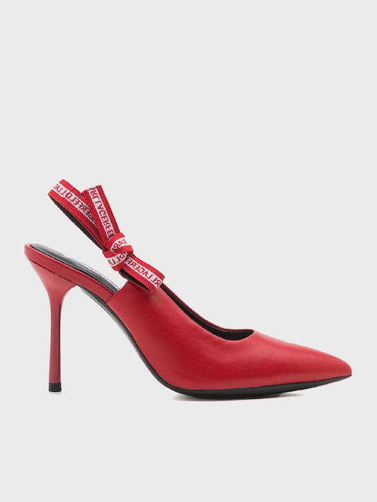 Red Heels with Strap