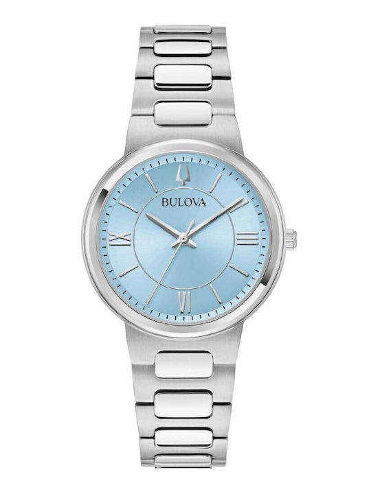Bulova Women's Watch 32mm Battery with Silver Stainless Steel Bracelet
