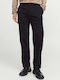 Trousers Chino Elastic in Relaxed Fit Black