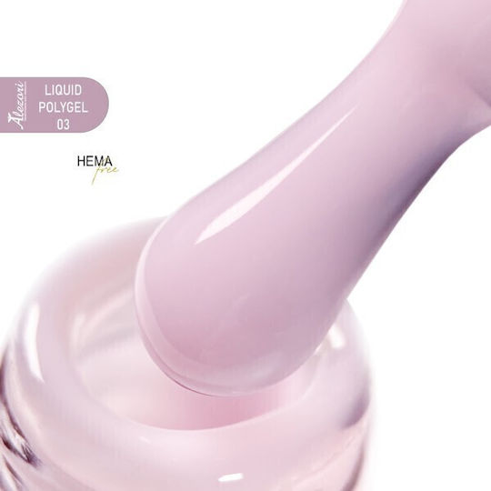 Alezori Liquid Polygel Nail Gel Transparent 15ml