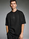 Short Sleeve Black Blouse
