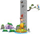 Kinder Wachstumstabelle Bunte Wandaufkleber Glückliche Tiere 45x120