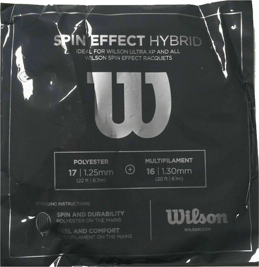 Wilson Spin Tennis Racket String Beige 12m, Φ1,25mm
