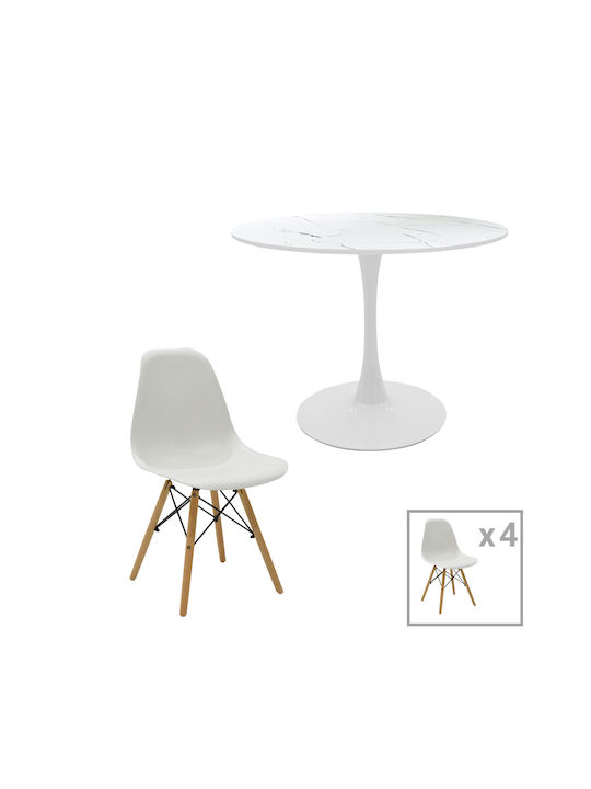 Esszimmer Julita-balou I 5Stück 120x120cm