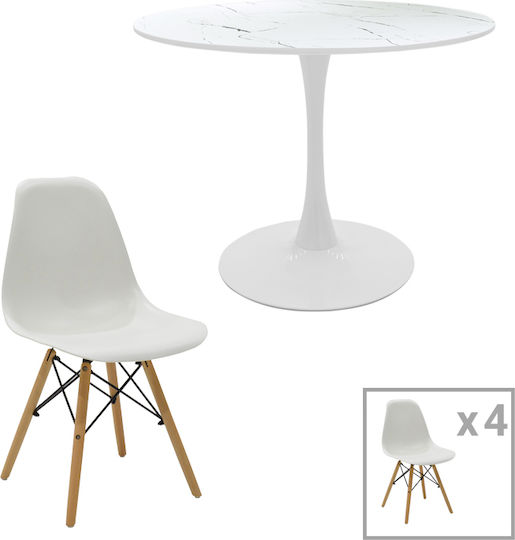 Esszimmer Julita-balou I 5Stück 120x120cm