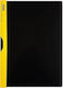 Logigraf Elegant Clipboard with Metal Clip A4 4 Colors Yellow-Black