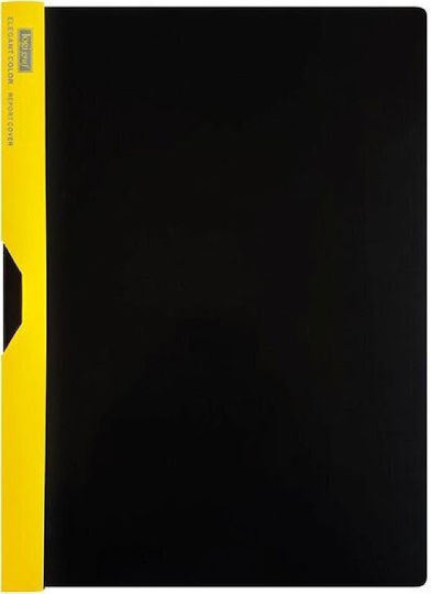 Logigraf Elegant Clipboard with Metal Clip A4 4 Colors Yellow-Black