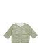 Kids' Casual Jacket Double Sided with Lining Vintage Sunny Stripes, Green