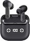Havit TW984 In-ear Bluetooth Handsfree Ακουστικά με Θήκη Φόρτισης Μαύρα