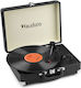Audizio RP116BK 102.071 Suitcase Turntable With Pre Amp And Built-in Speakers Black