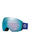 Oakley Flight Deck L Μάσκα Σκι & Snowboard Ενηλίκων Μπλε με Φακό σε Μπλε Χρώμα