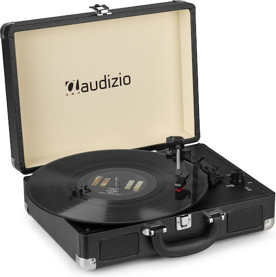 Audizio RP114BK 102.041 Βαλιτσάκι Πικάπ με Προενίσχυση και Ενσωματωμένα Ηχεία Μαύρο