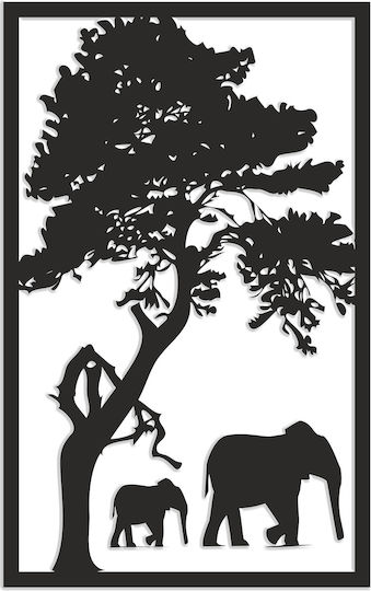Wandkunst Gemälde Offene Paneele Safari Wohnzimmer Dekoration Elefanten 59x95 Wandkunst Gemälde Offene Paneele Safari Wohnzimmer Dekoration Elefanten 59x95