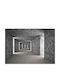 Frescă Contemporană pentru Perete Living Tunel Gri Cărămizi 3D 240x360