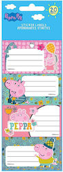 Peppa Pig Notebook Labels 10pcs