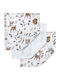 Jukki Muslin Changing Pads 30x30cm. 3pcs