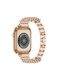 Leewello LW-380 Λουράκι Ανοξείδωτο Ατσάλι Χρυσό (Apple Watch 38/40/41/42mm)