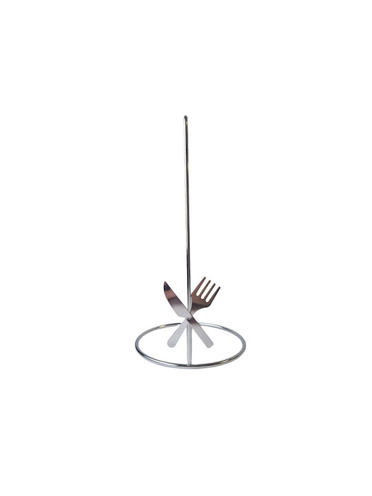 Papierhandtuchhalter Silber 14x14x32cm ΗΚ7496