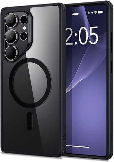 ESR Classic Hybrid Halolock Umschlag Rückseite Silikon / Kunststoff 0.5mm Transparent (Galaxy S25 Ultra,Samsung S25 Ultra)