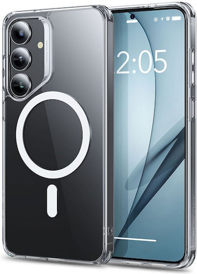 ESR Classic Hybrid Halolock Umschlag Rückseite Silikon / Kunststoff 0.5mm Transparent (Galaxy S25+)