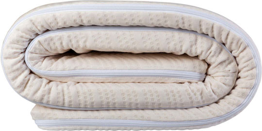 BestSleep Topper Memory Topper, Removable Tencel Cover King Size Spumă de memorie 200x190x4buc