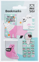 Set of Magnetic Bookmarks Meshu Purple Mood 4pcs