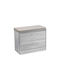 Suport pentru pantofi Gri L60xW30xH48cm