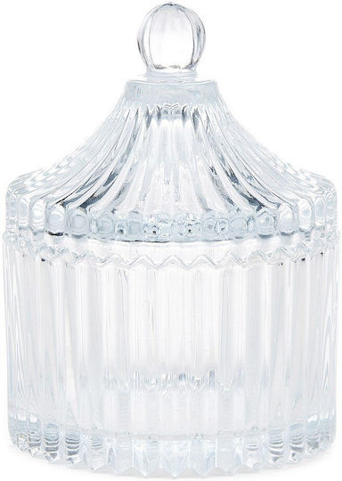 Nuova Vita Φοντανιέρα Glas mit Deckel 7x9cm Transparent