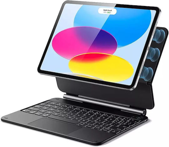 ESR Rebound Klappdeckel mit Tastatur Schware (iPad 2022 10,9 Zoll)