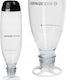 Bottle Drainer Soda Maker Single Stand White