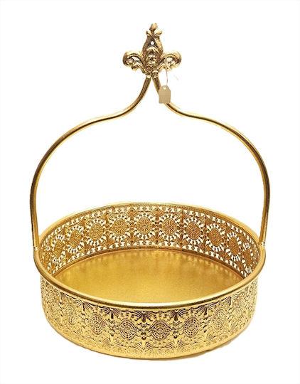 La Belle Maison Metallic Decorative Tray