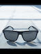 Dasoon Vision Men's Sunglasses with Blue Plastic Frame and Blue Lens 2478016