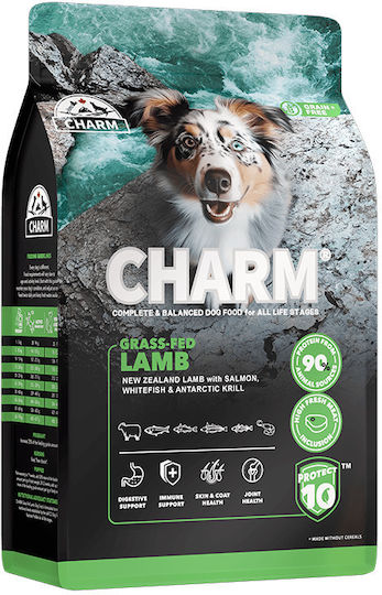 Charm 10kg Dry Food for Dogs with Lamb, Salmon, Fish, Meat, Apple and Turkey
