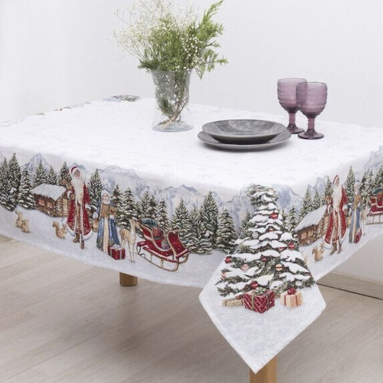 Dimeco Christmas Tablecloth Fabric L220xW140cm.