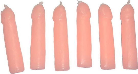 Diablo Picante 6 Fleisch Penisförmige Kerzen Produktcode D-242390