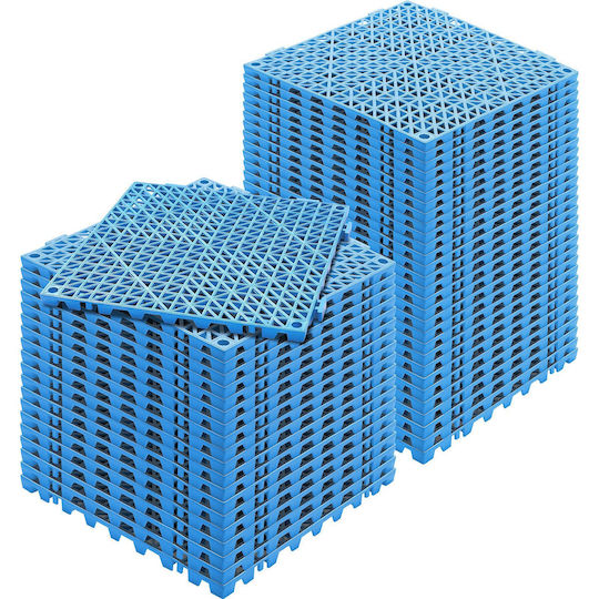 Vevor Terrassendiele für Gartenboden aus PVC 30x30cm 50Stück