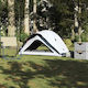 vidaXL Σκηνή Camping Igloo Λευκή για 1 Άτομο 21...