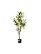 Artificial Plant in Pot Lemon Tree Green 120cm vidaXL