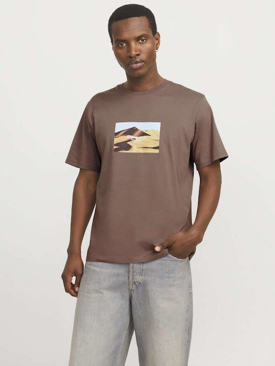 Jack & Jones T-shirt Brown