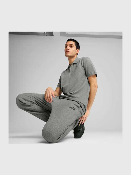 PUMA Essentials Polo Αθλητικό T-shirt Γκρι