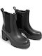 Women's Ankle Boots with Medium Heel Black