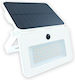 Adeleq Waterproof Solar LED Flood Light 6W Warm White 3000K with Motion Sensor and Photocell IP65