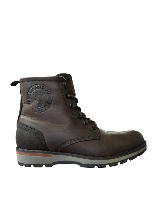 Leder Braun Herrenstiefel Anatomisch