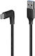 Lindy Unghi (90°) USB 2.0 Cablu USB-C bărbătesc - USB-A 15W Negru 1m